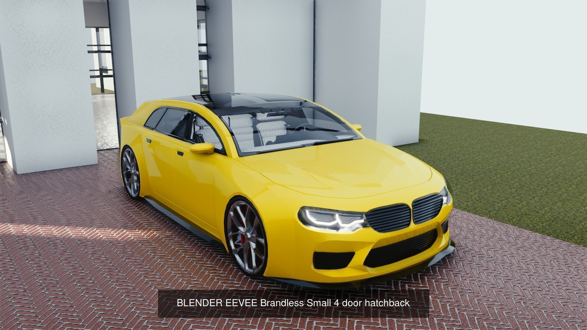 BLENDER EEVEE Brandless 50 car collection volume 1 _55