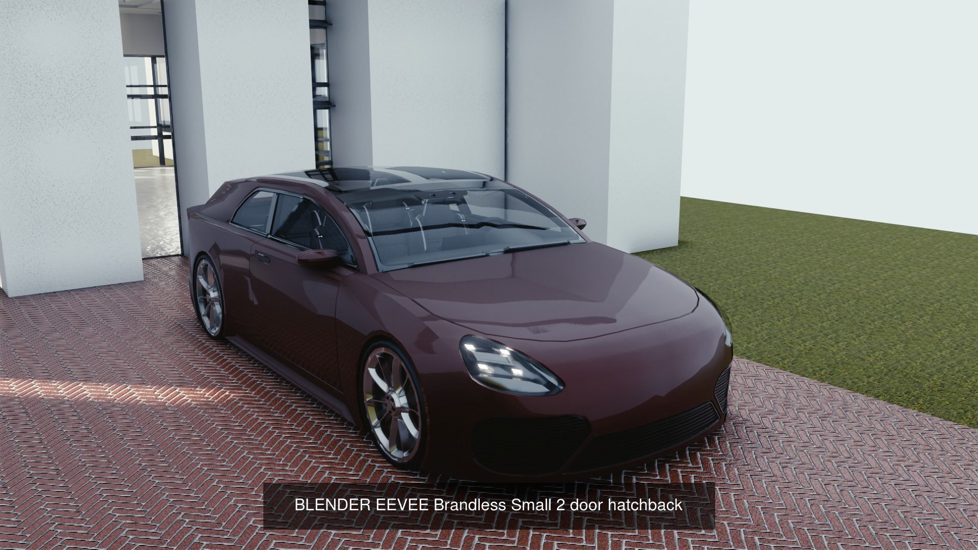 BLENDER EEVEE Brandless 50 car collection volume 1 _23