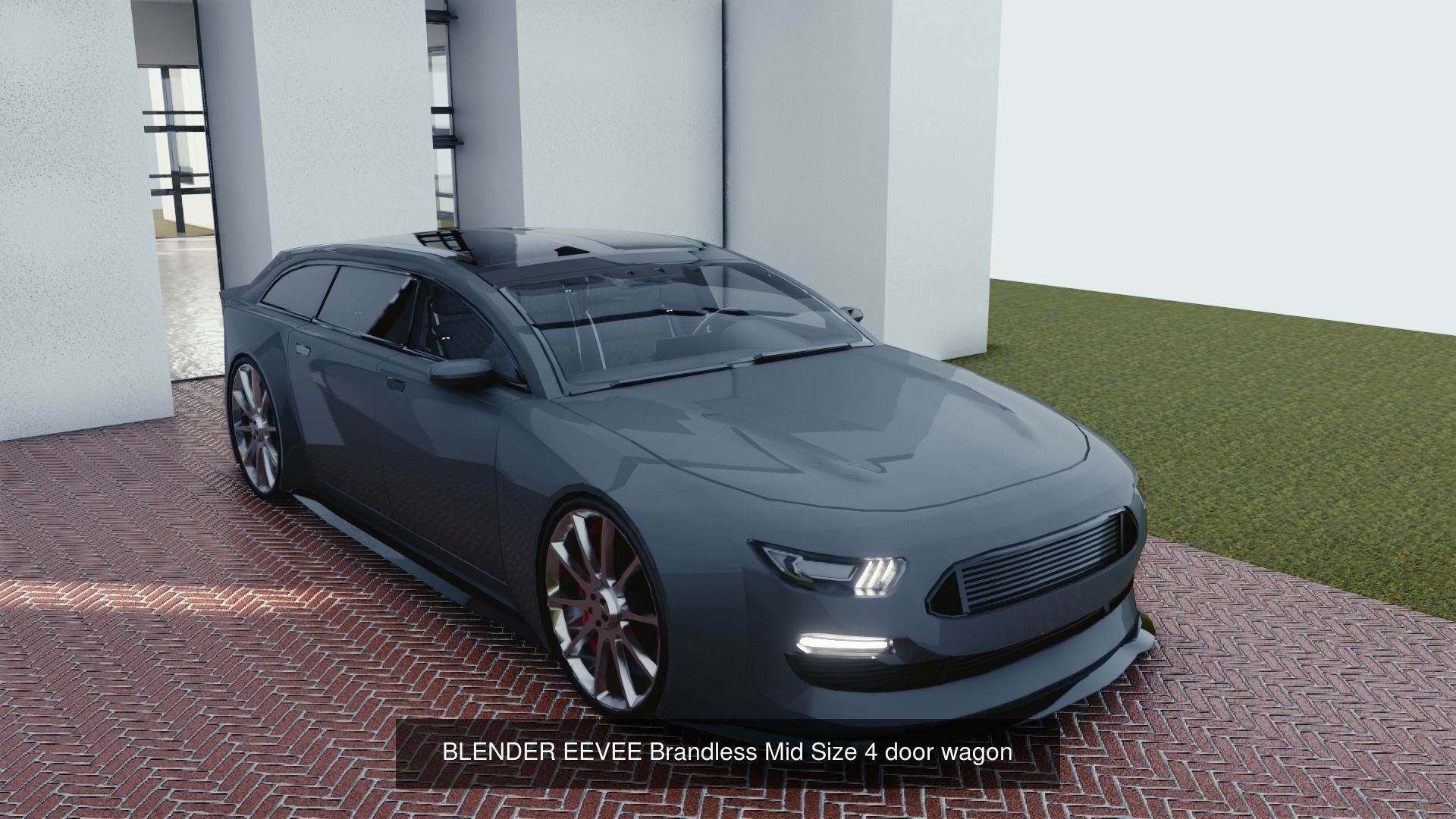 BLENDER EEVEE Brandless 50 car collection volume 1 _93