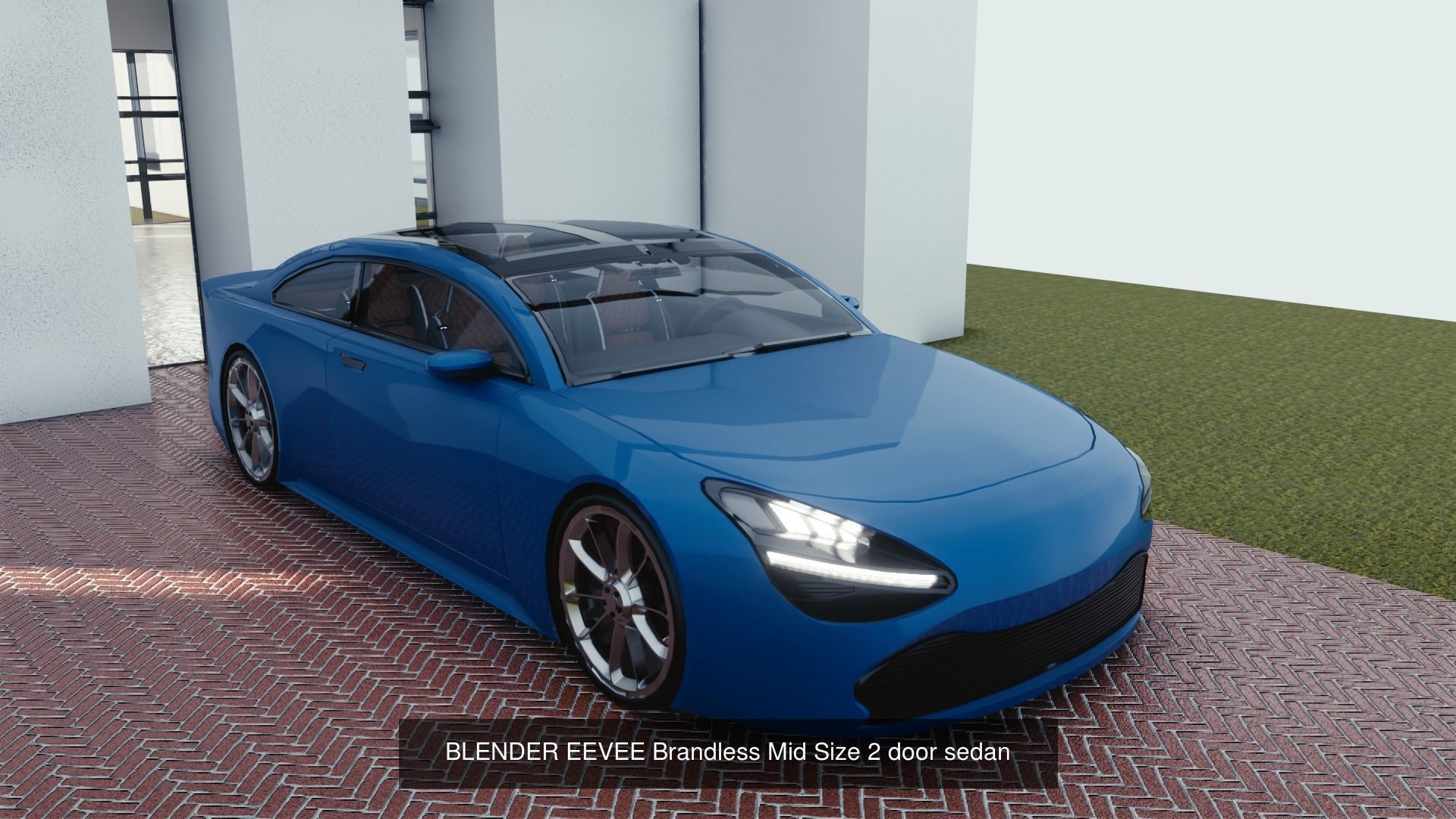 BLENDER EEVEE Brandless 50 car collection volume 1 _45