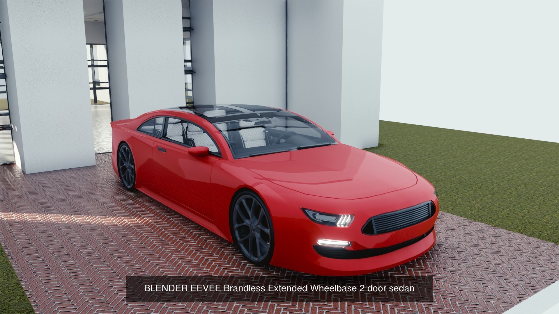 BLENDER EEVEE Brandless 50 car collection volume 1 _91
