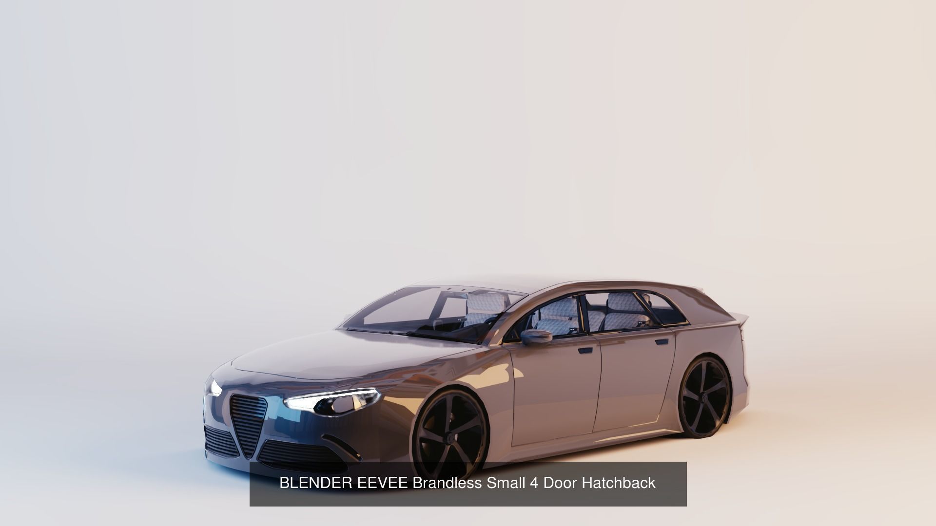 BLENDER EEVEE Brandless 50 car collection volume 1 _5