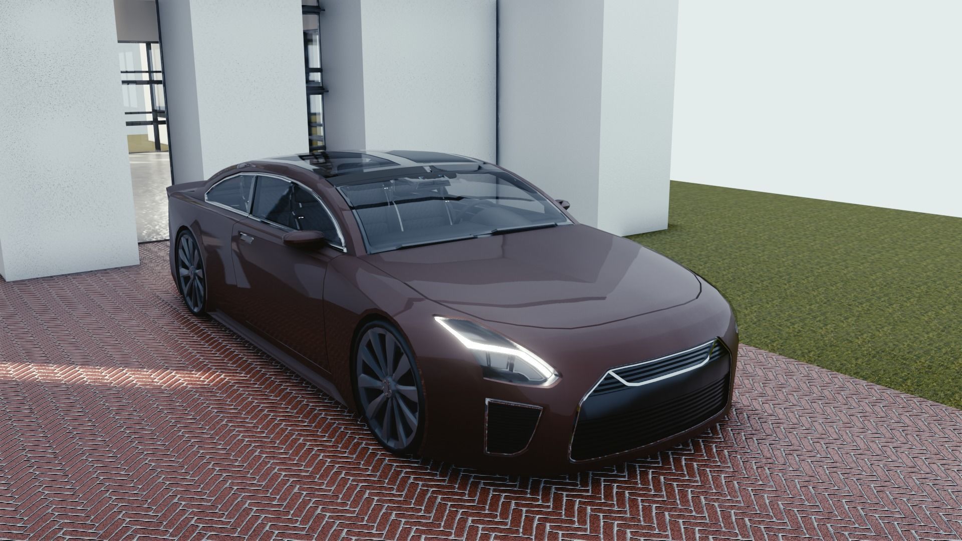 BLENDER EEVEE Brandless 50 car collection volume 1 _76