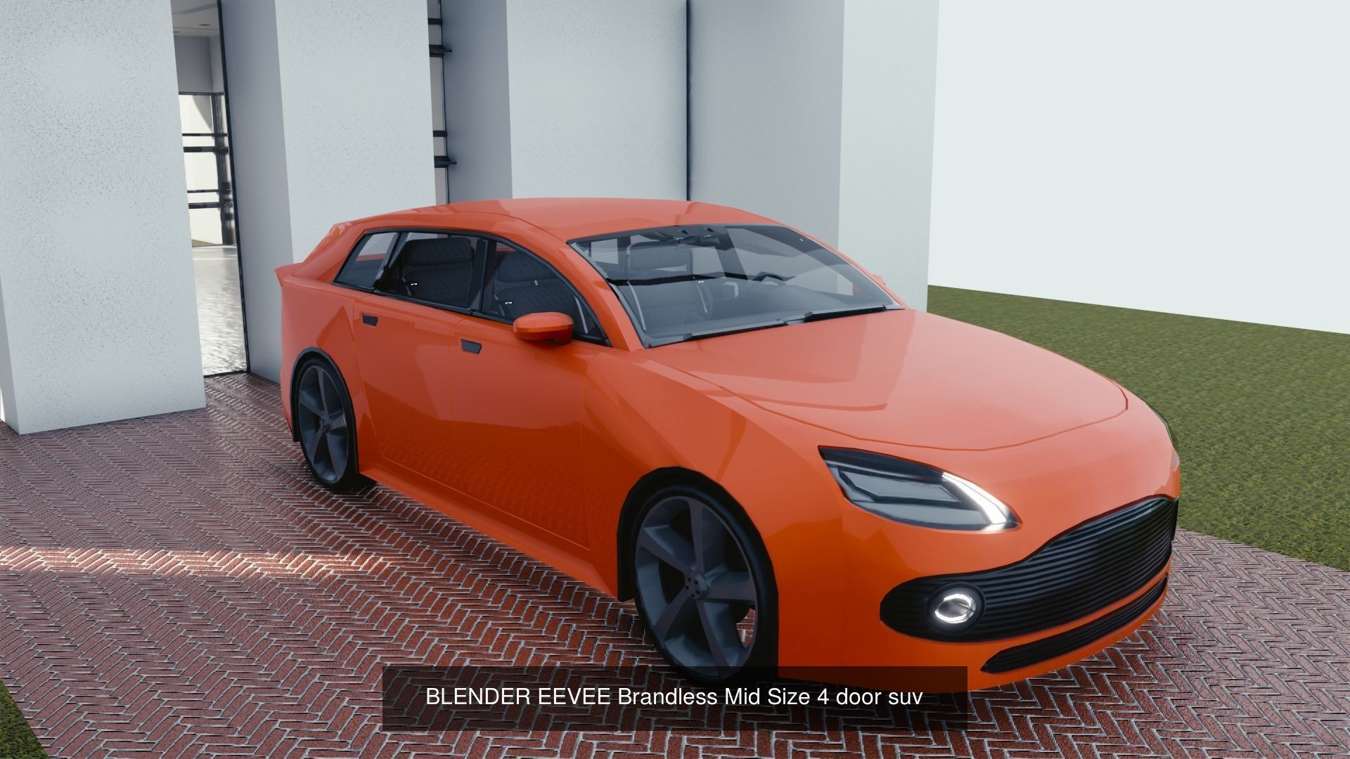 BLENDER EEVEE Brandless 50 car collection volume 1 _65