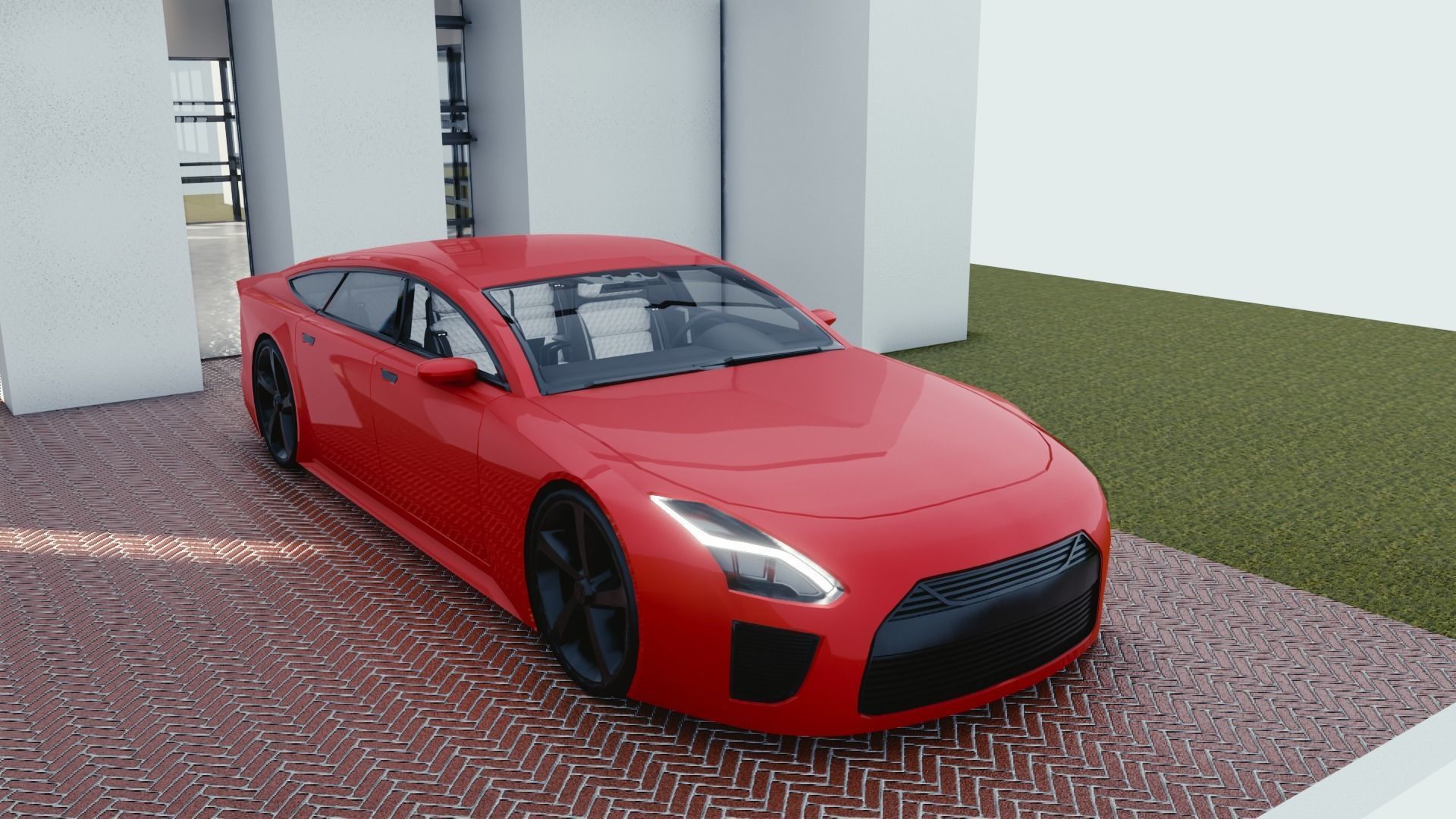 BLENDER EEVEE Brandless 50 car collection volume 1 _40