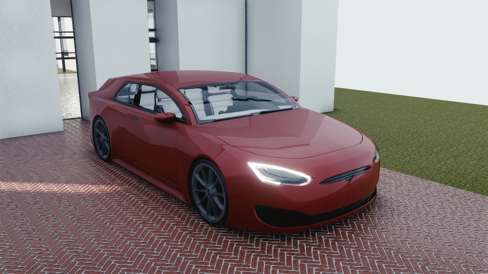 BLENDER EEVEE Brandless 50 car collection volume 1 _86