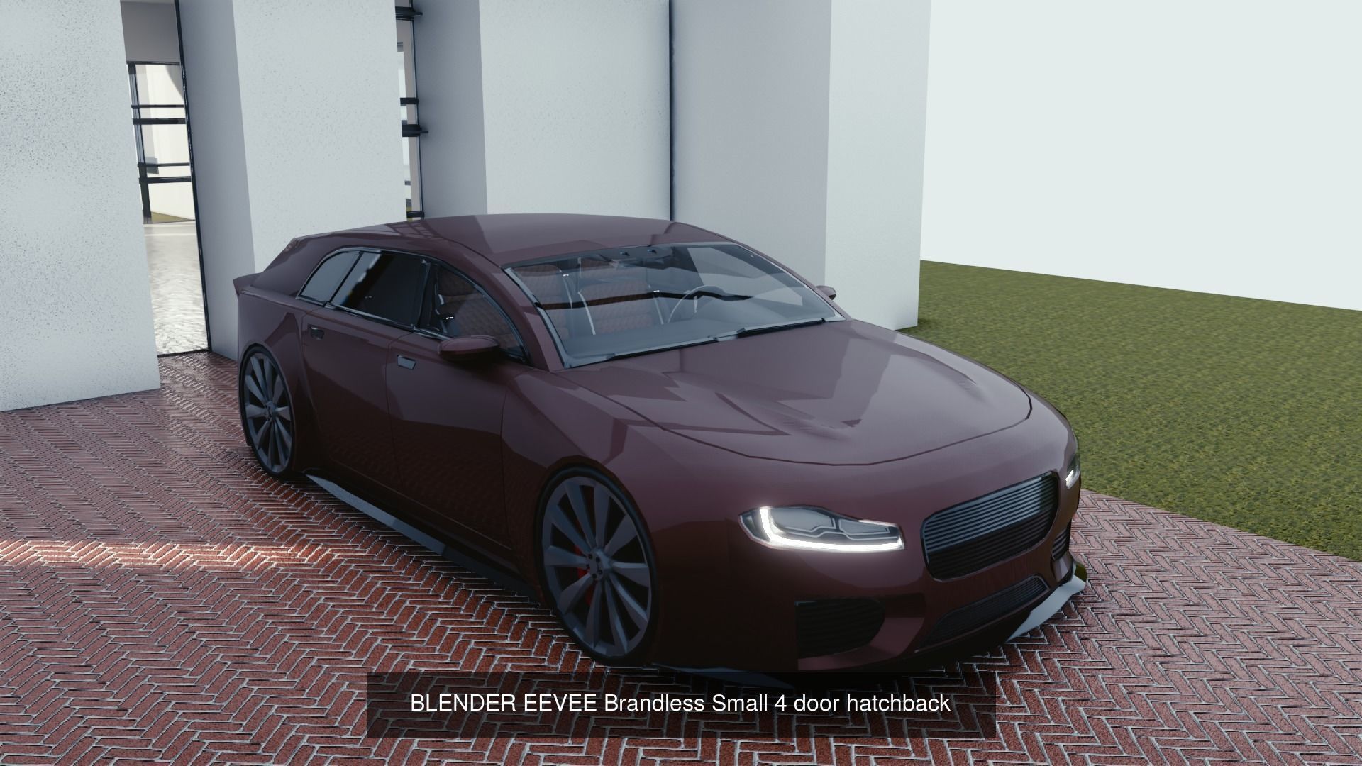 BLENDER EEVEE Brandless 50 car collection volume 1 _7