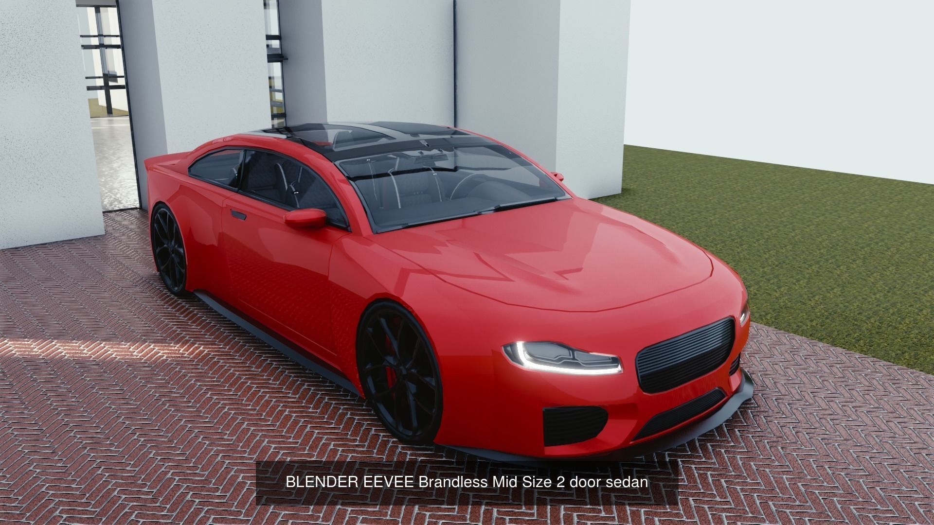 BLENDER EEVEE Brandless 50 car collection volume 1 _47
