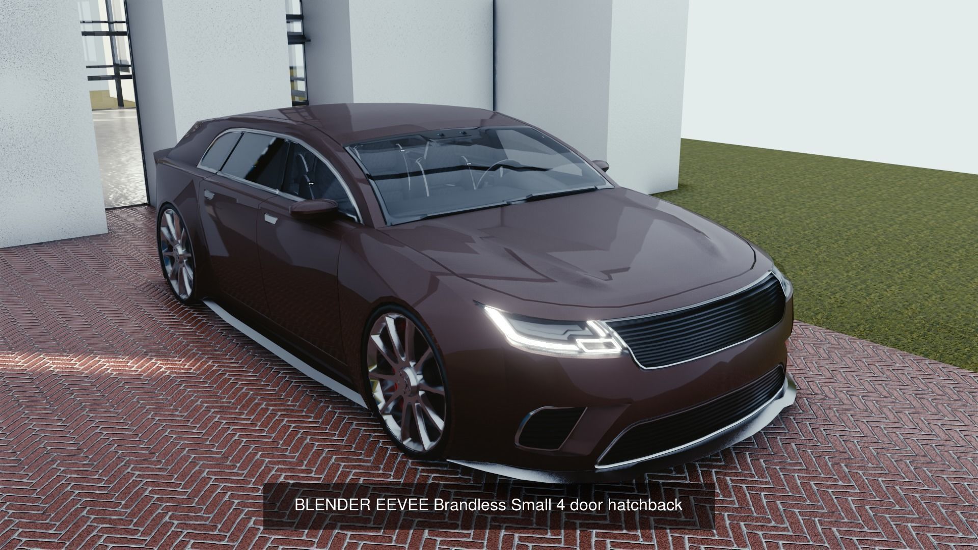 BLENDER EEVEE Brandless 50 car collection volume 1 _75