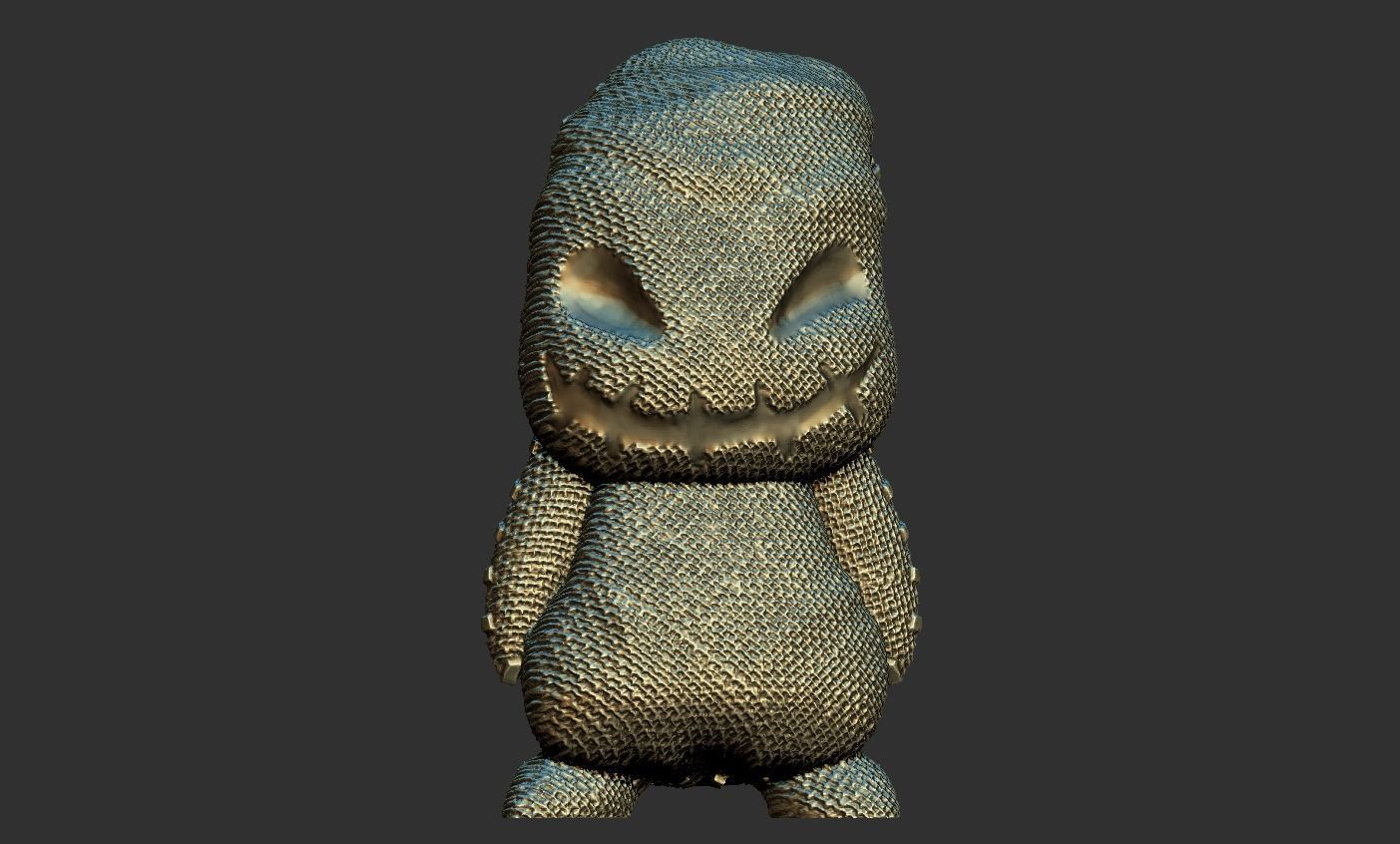 Mini Oogie Boogie - 5 Poses 3D print model_3