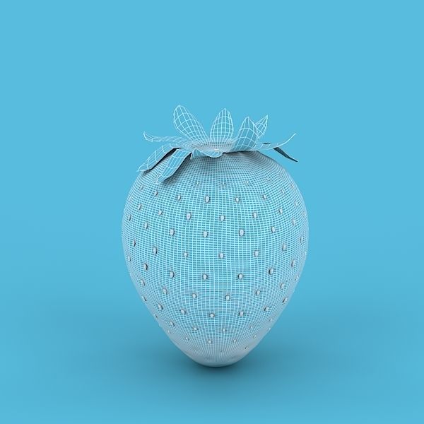 Strawberry 3D model_12