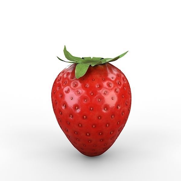 Strawberry 3D model_3