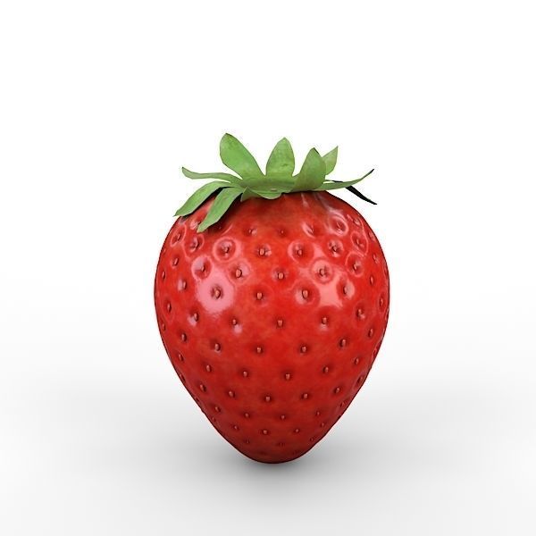 Strawberry 3D model_11