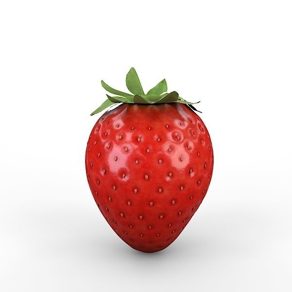 Strawberry 3D model_5