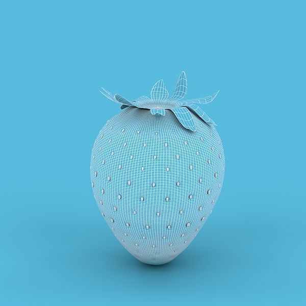 Strawberry 3D model_8