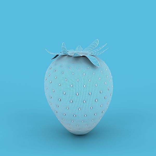 Strawberry 3D model_2