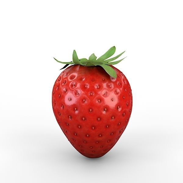 Strawberry 3D model_1