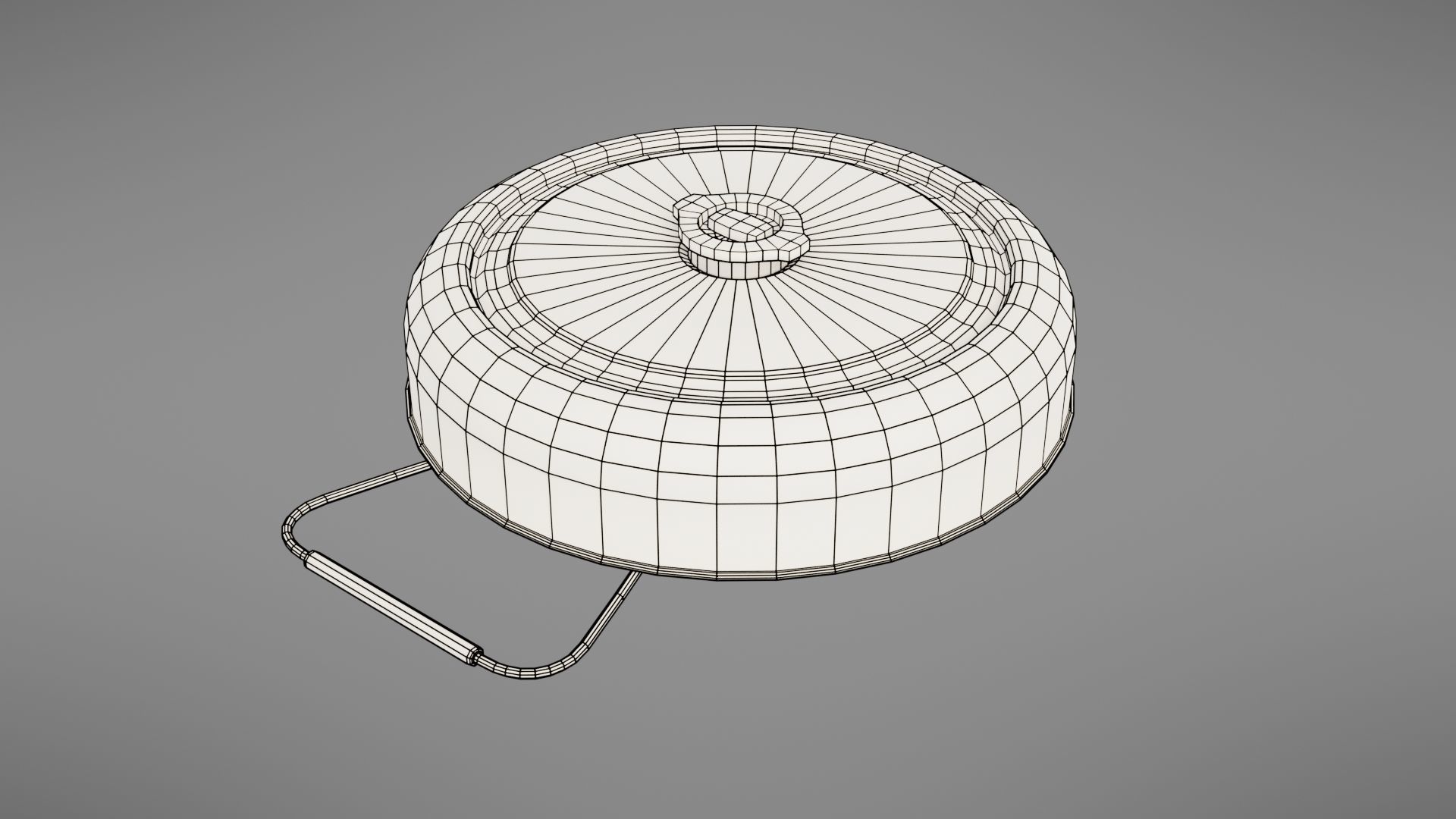 Landmine old rusty metal plate Low-poly 3D model_61