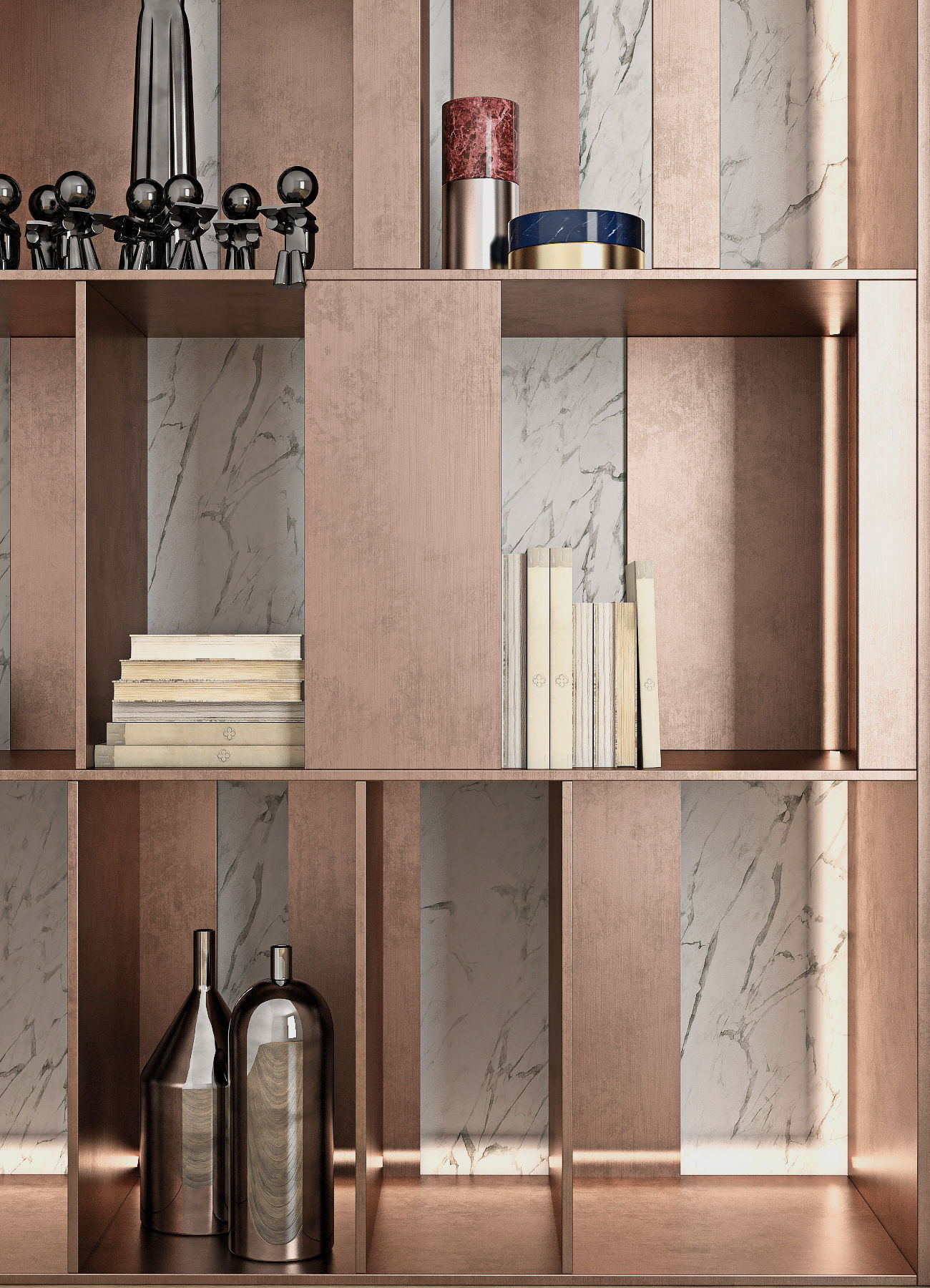 decorative partition wall 3D model_4