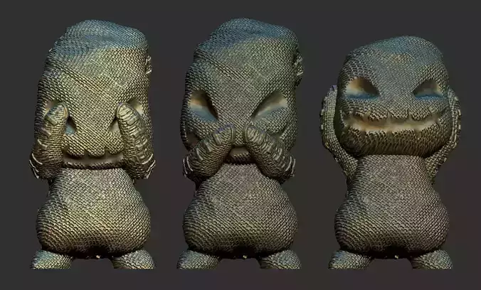 Mini Oogie Boogie de la Sagesse 3D print model