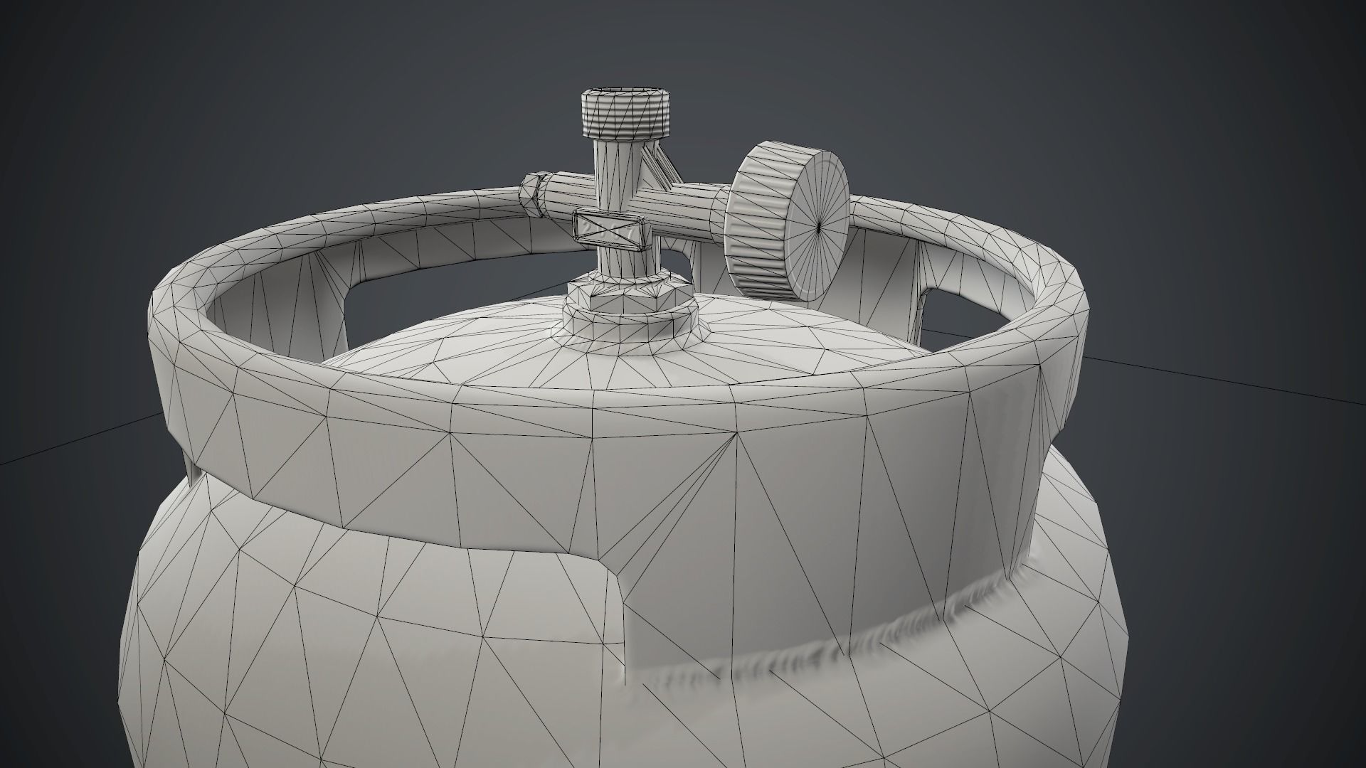 Portable LPG Gas Tank 1 PBR Game Ready Low-poly 3D model_22