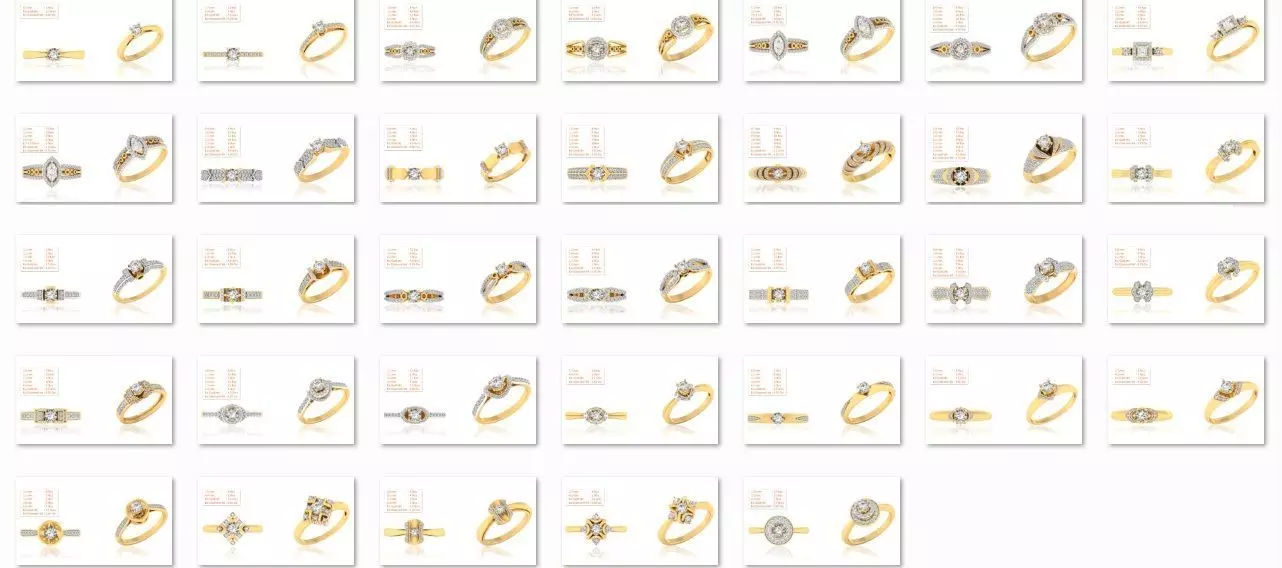 33 Solitaire ring Bulk 3dm stl render detail 3D print model 3D print model