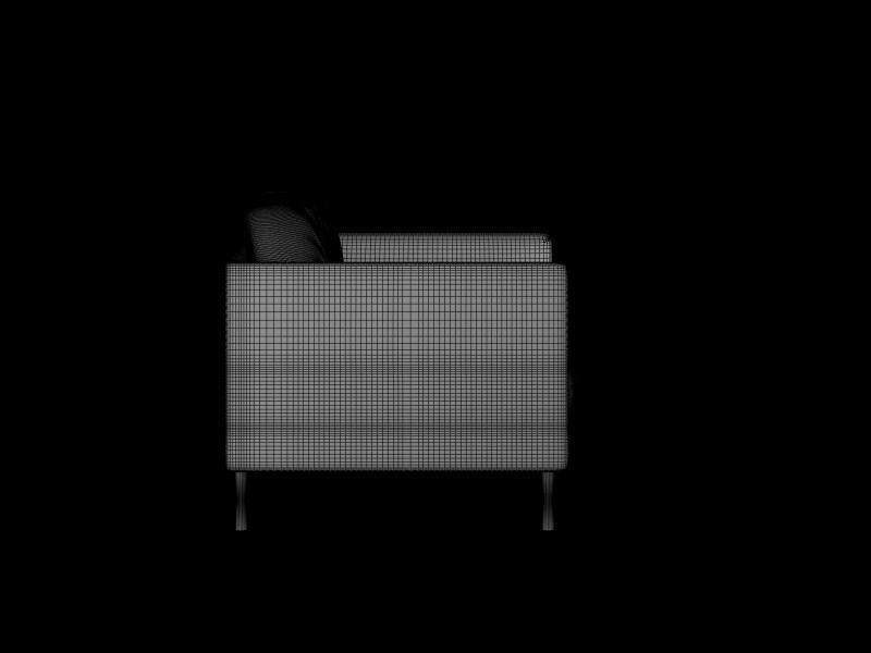 Sofa Collection Arm Chair and two Seat and three seat Sofa  3D model_12