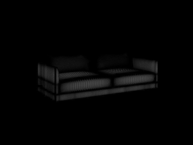 Sofa Collection Arm Chair and two Seat and three seat Sofa  3D model_15