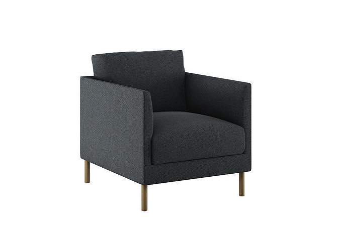 Sofa Collection Arm Chair and two Seat and three seat Sofa  3D model 2