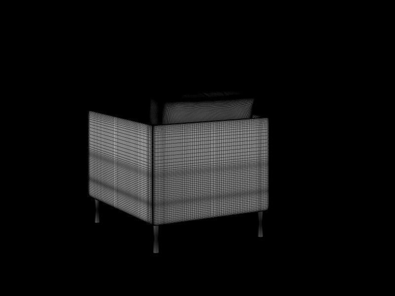Sofa Collection Arm Chair and two Seat and three seat Sofa  3D model_16