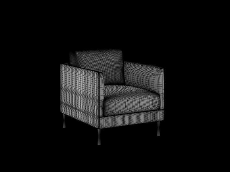 Sofa Collection Arm Chair and two Seat and three seat Sofa  3D model_17