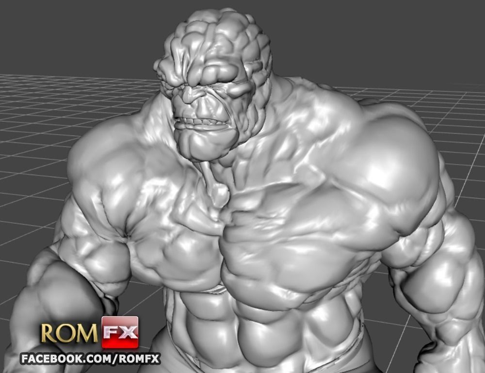 The Thing Fantastic Four - Ben Grimm - Printable Figure 3D print model_6