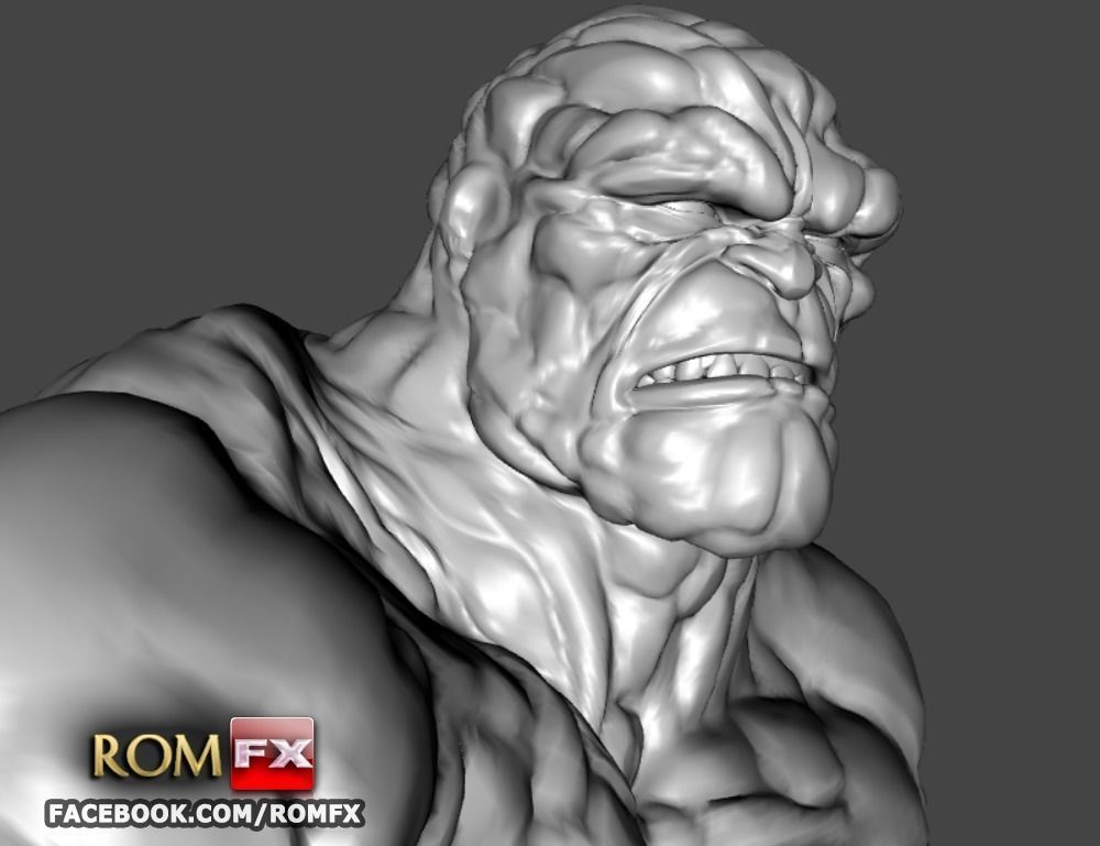 The Thing Fantastic Four - Ben Grimm - Printable Figure 3D print model_9