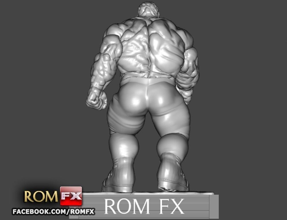 The Thing Fantastic Four - Ben Grimm - Printable Figure 3D print model_5