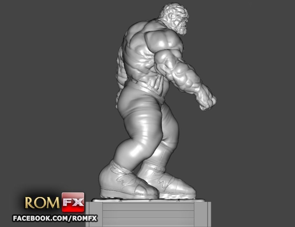 The Thing Fantastic Four - Ben Grimm - Printable Figure 3D print model_3