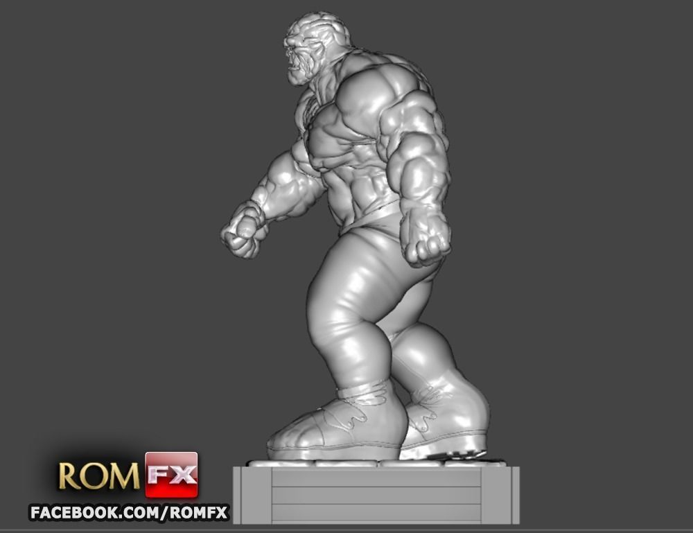 The Thing Fantastic Four - Ben Grimm - Printable Figure 3D print model_4