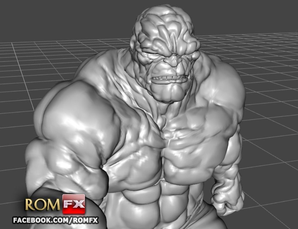 The Thing Fantastic Four - Ben Grimm - Printable Figure 3D print model_7