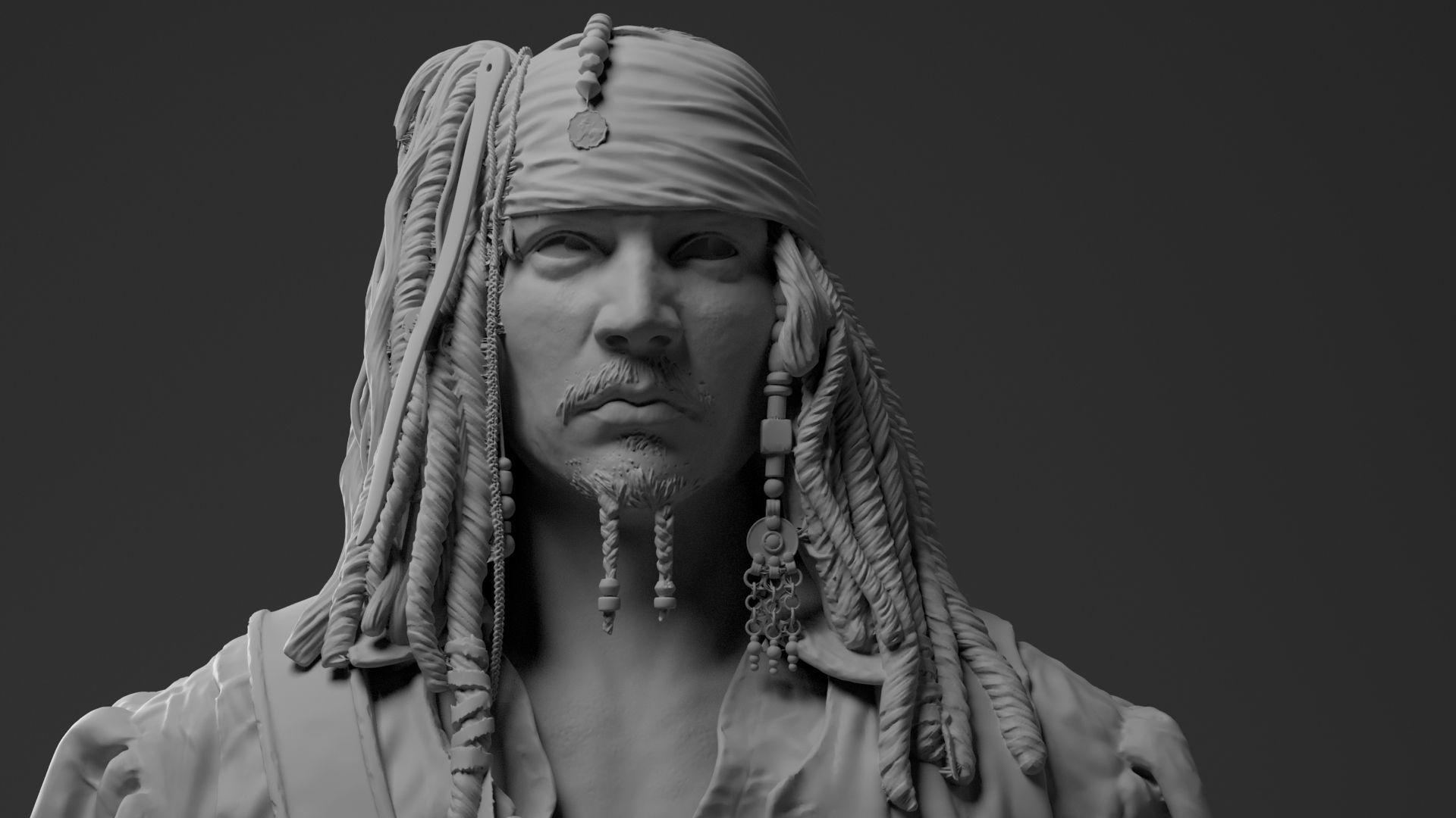 Jack Sparrow 3D print model_8