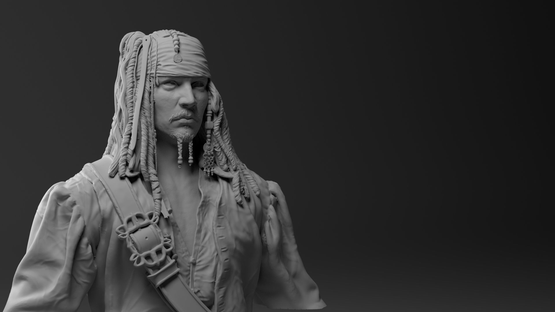 Jack Sparrow 3D print model_5