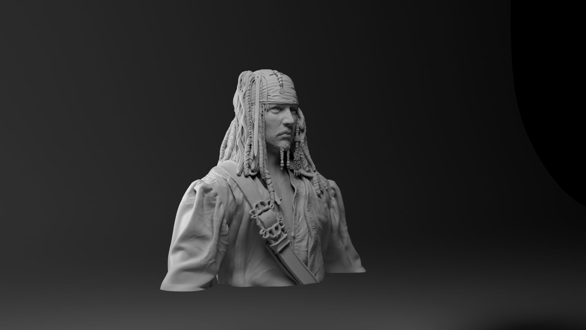 Jack Sparrow 3D print model_10