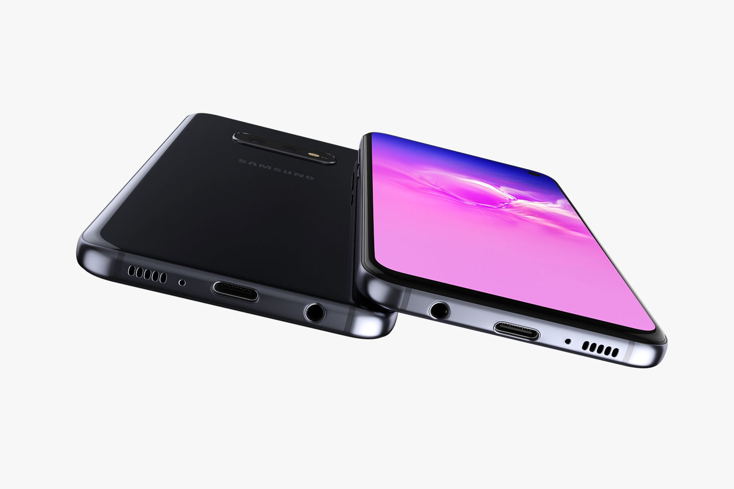 Samsung Galaxy S10E Prism Black 3D model_7