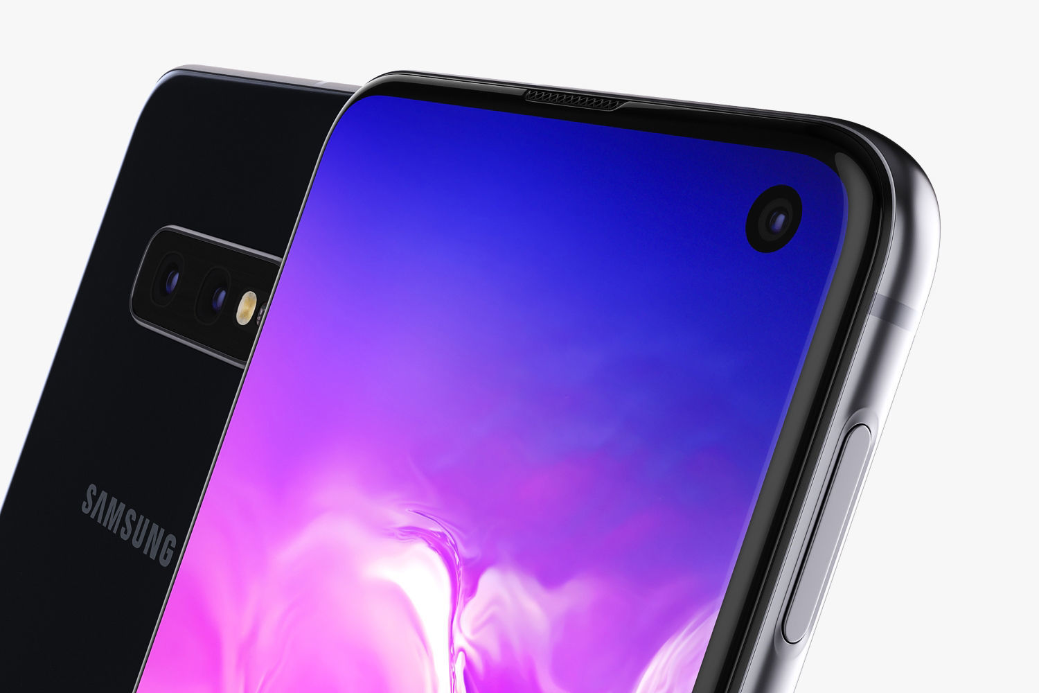 Samsung Galaxy S10E Prism Black 3D model_11