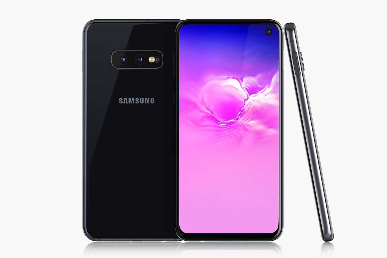 Samsung Galaxy S10E Prism Black 3D model_1
