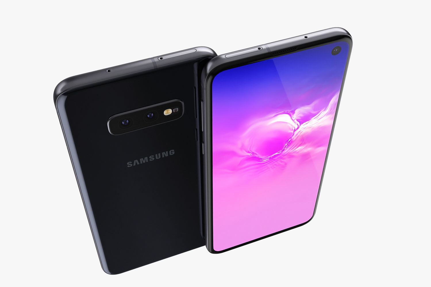 Samsung Galaxy S10E Prism Black 3D model_6