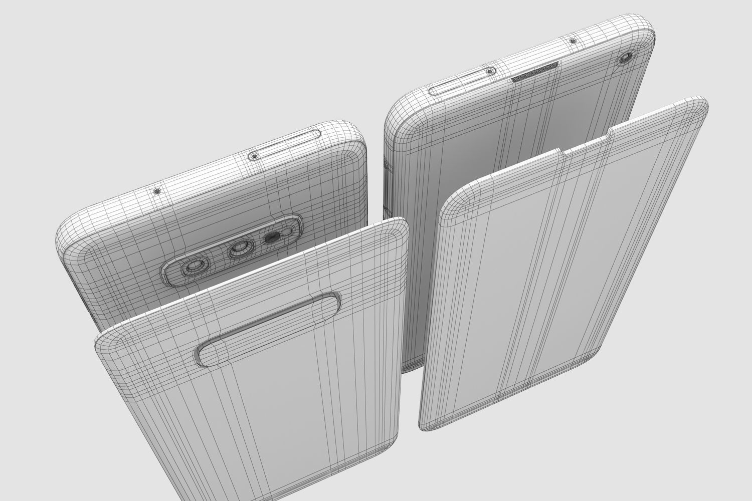 Samsung Galaxy S10E Prism Black 3D model_17