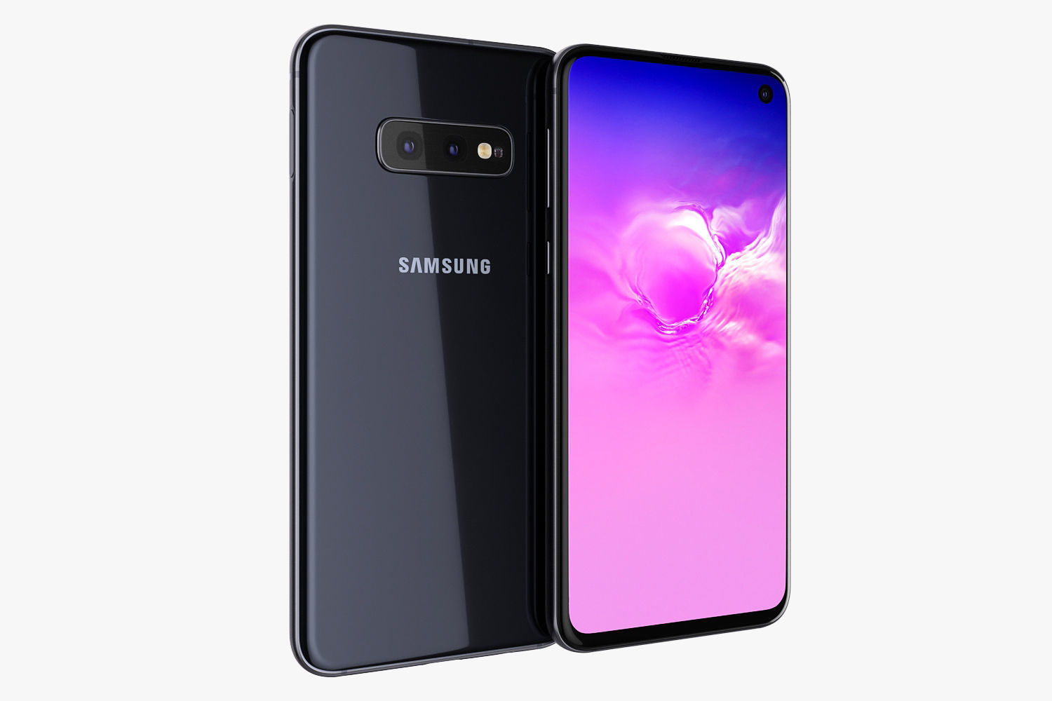 Samsung Galaxy S10E Prism Black 3D model_2