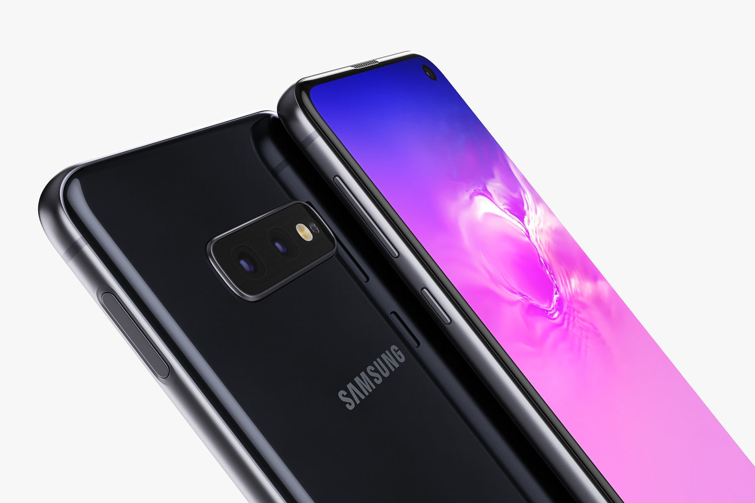 Samsung Galaxy S10E Prism Black 3D model_9