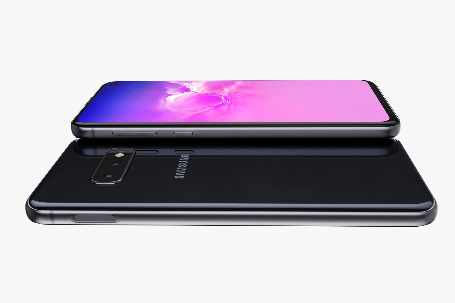 Samsung Galaxy S10E Prism Black 3D model_8