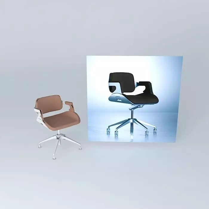 Well Silver chair Free 3D model