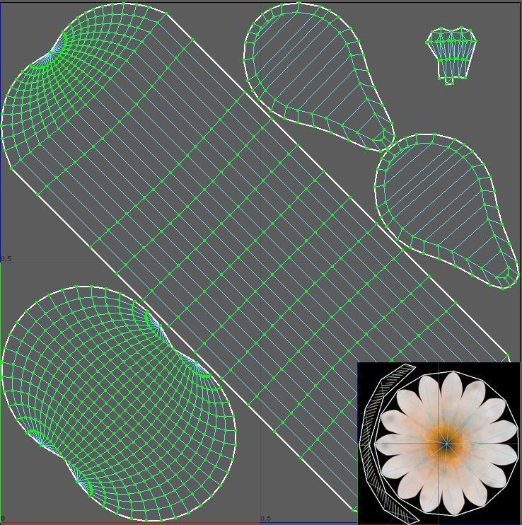 cactus - Game Ready - VR AR Low-poly 3D model_4